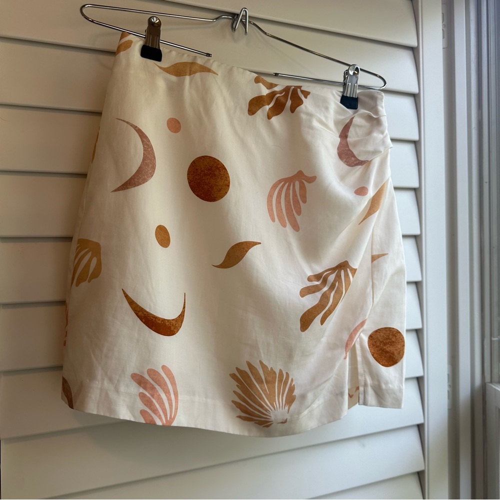 ASTR the Label Cream Skirt